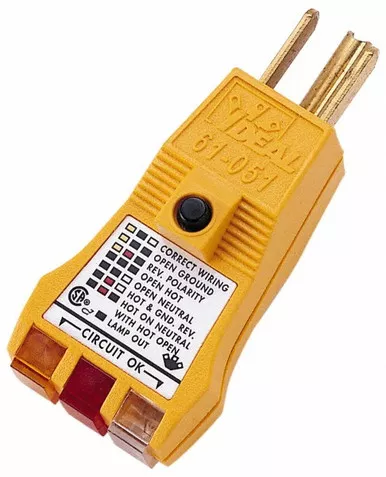 120-vac-max-voltage-receptacle-tester 120 VAC Max Voltage, Receptacle Tester