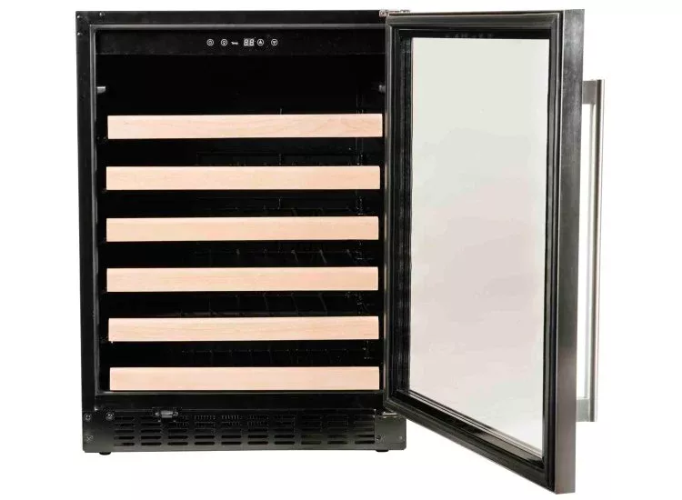 24" Wine Center, PR Glass Door