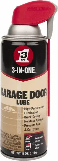 3-IN-ONE - Garage Door Lubricant: 11 oz Aerosol Can, Petroleum