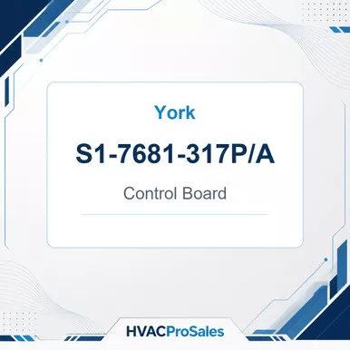 york-s1-7681-317p-control-board York S1-7681-317P/A Control Board