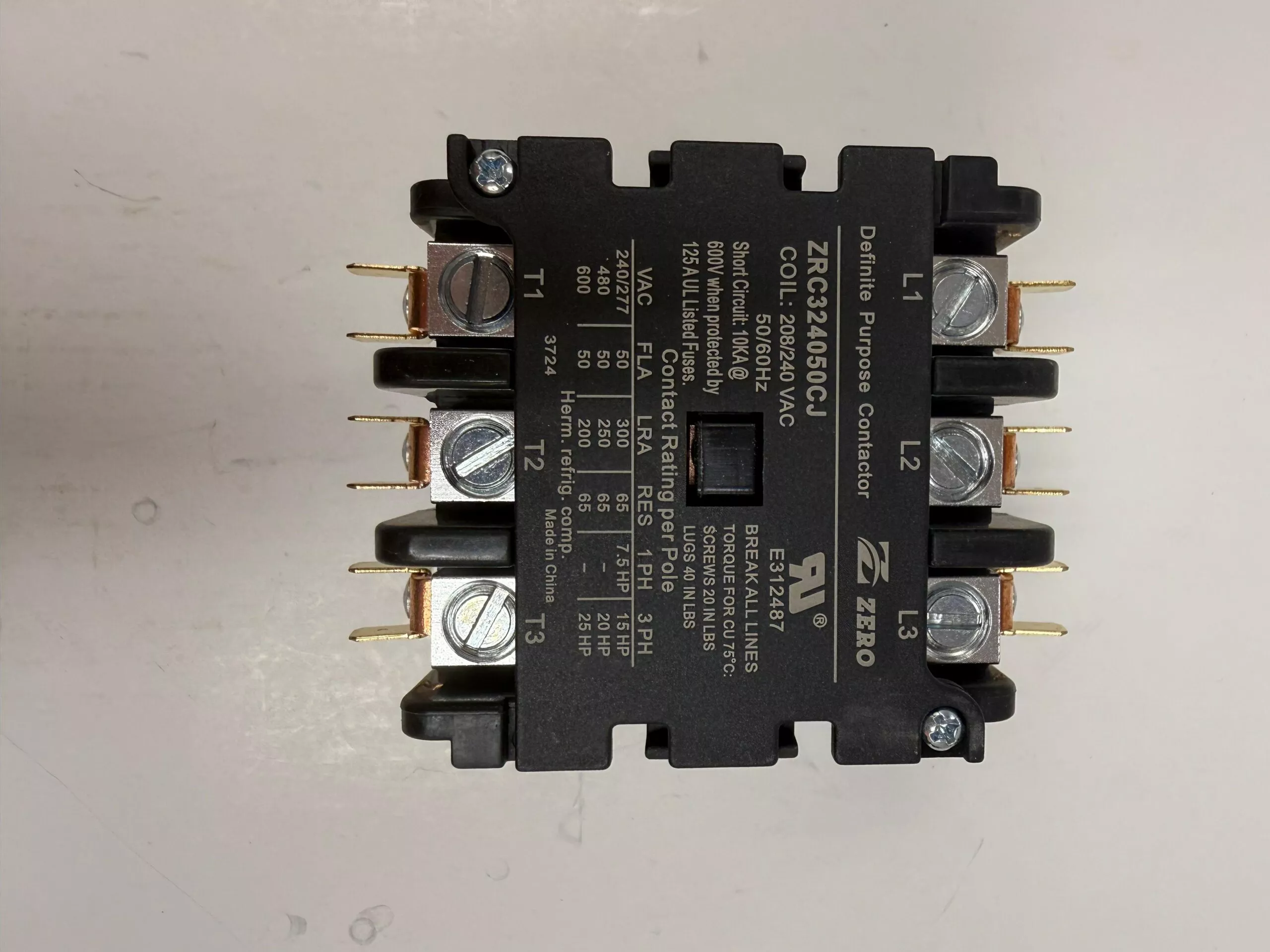 zero-zrc324050cj-defined-purpose-contactor Zero ZRC324050CJ defined purpose contactor