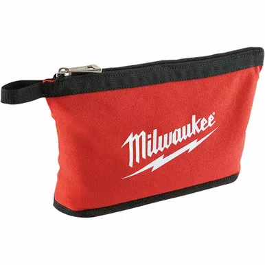 zippered-pouch-1-pocket-canvas-black Zippered Pouch: 1 Pocket, Canvas, Black