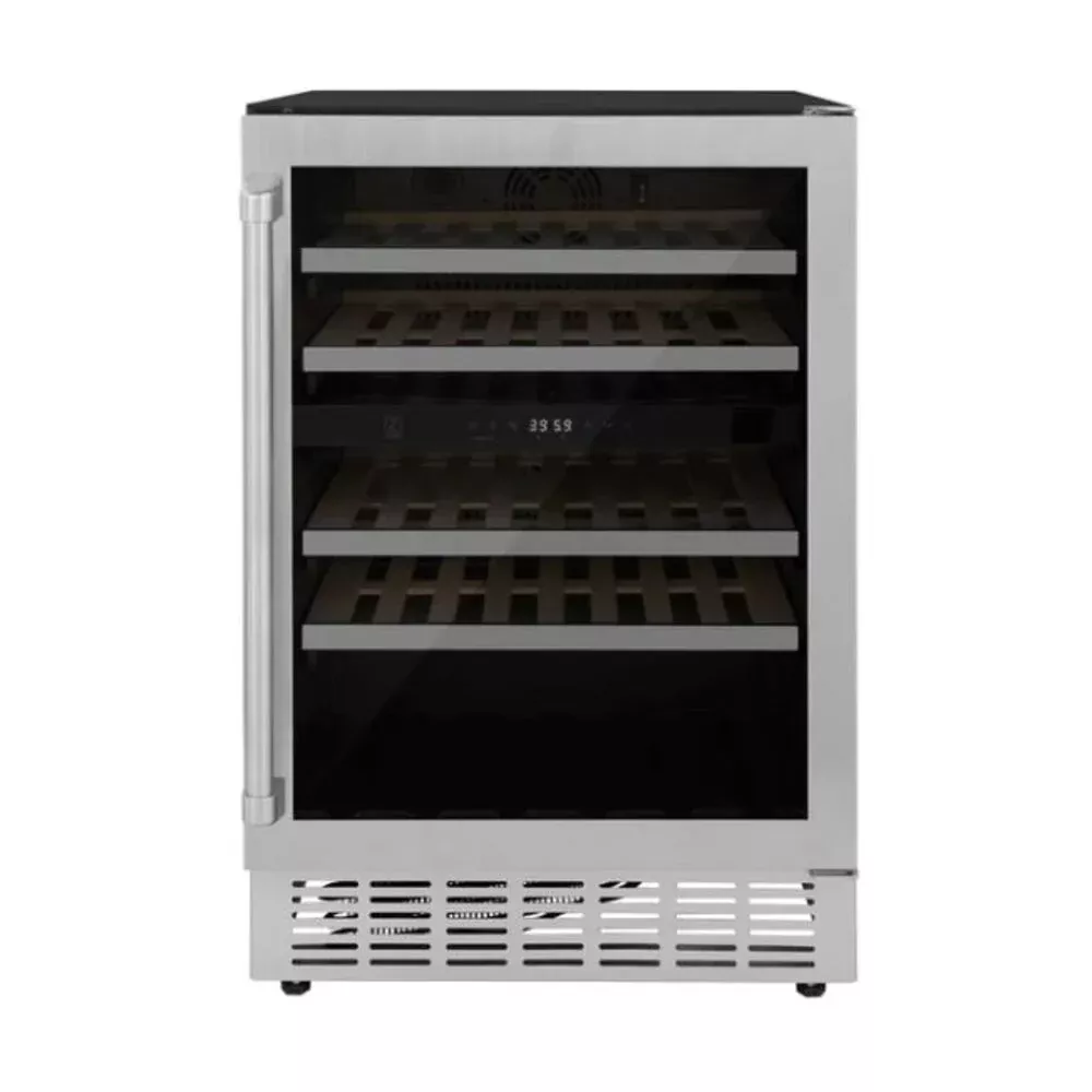 zline-rwvud24-24-stainless-steel-compact-wine-cooler ZLINE RWVUD24 24" Stainless Steel Compact Wine Cooler